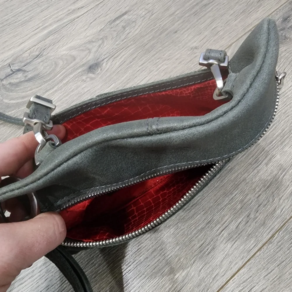 Hammitt Original Nash Grey Leather Bag - Picture 12 of 16